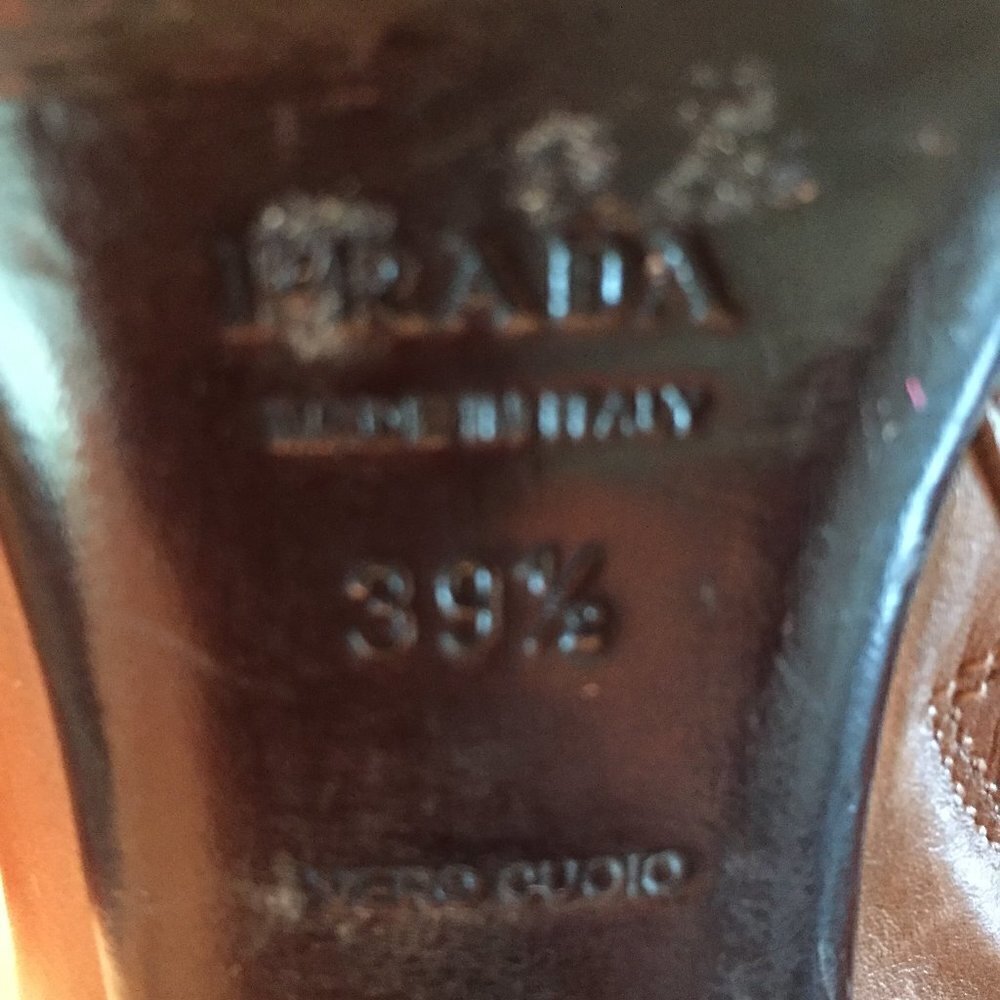Prada Leather Ankle Boots with Buckle - Picture 12 of 16